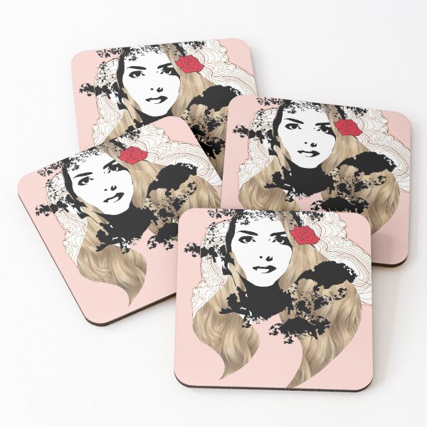 Item preview, graphic face with red rose designed and sold by keera66.