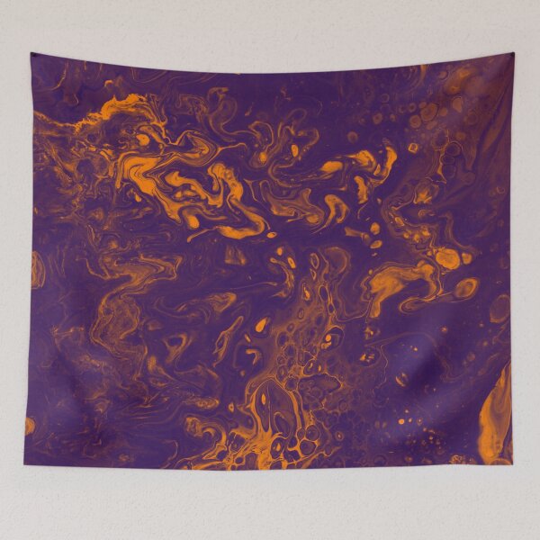 Item preview, Golden Smoke - An Abstract Piece designed and sold by Jennifer Walsh Design.