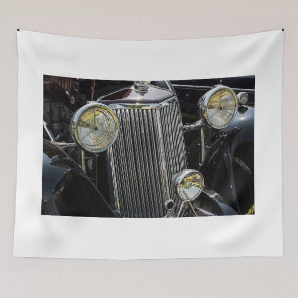 Item preview, The front of a black 1930s Armstrong Siddeley Special on display at a car show designed and sold by Graham Cornall.