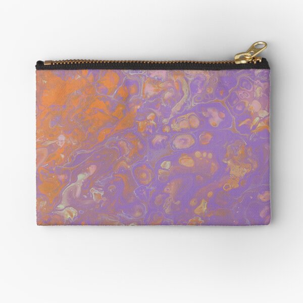 Orange Creamsicle Zipper Pouch