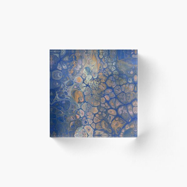 Octopus Abstraction Acrylic Block