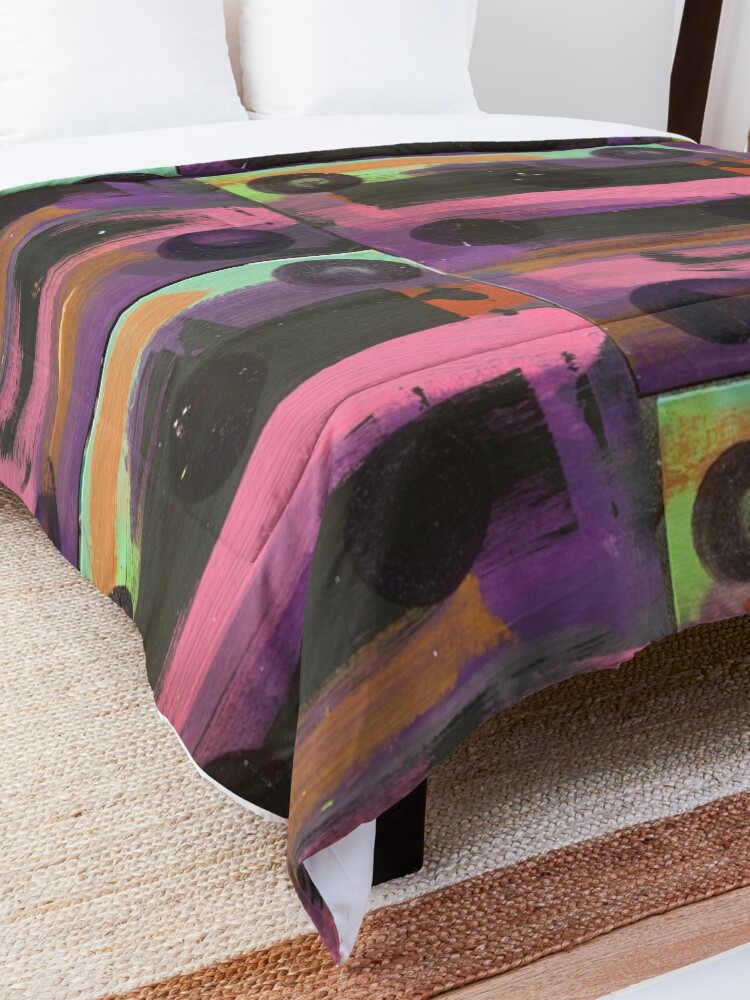 Alternate view of Indigo Ladybug Comforter