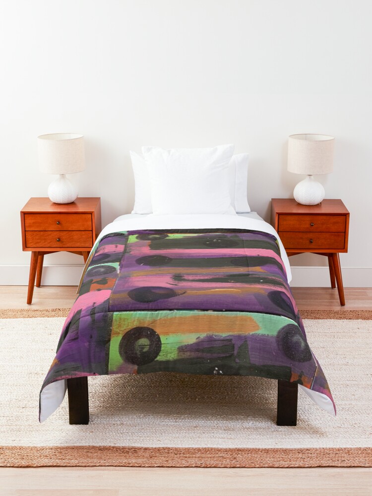 Alternate view of Indigo Ladybug Comforter