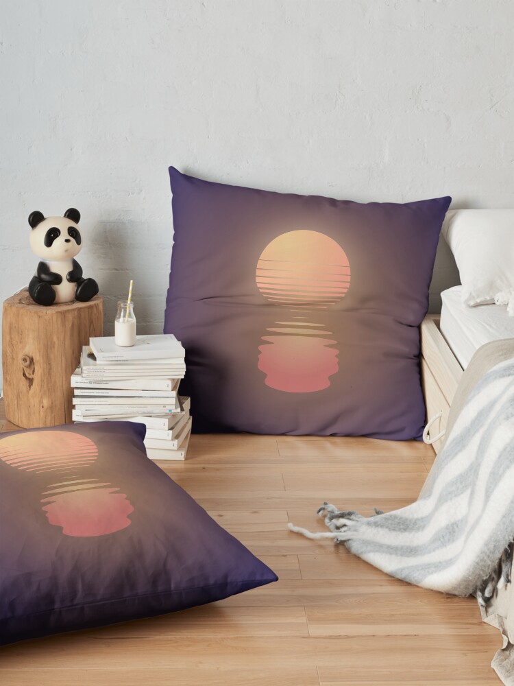 Alternate view of The Suns of Time Floor Pillow