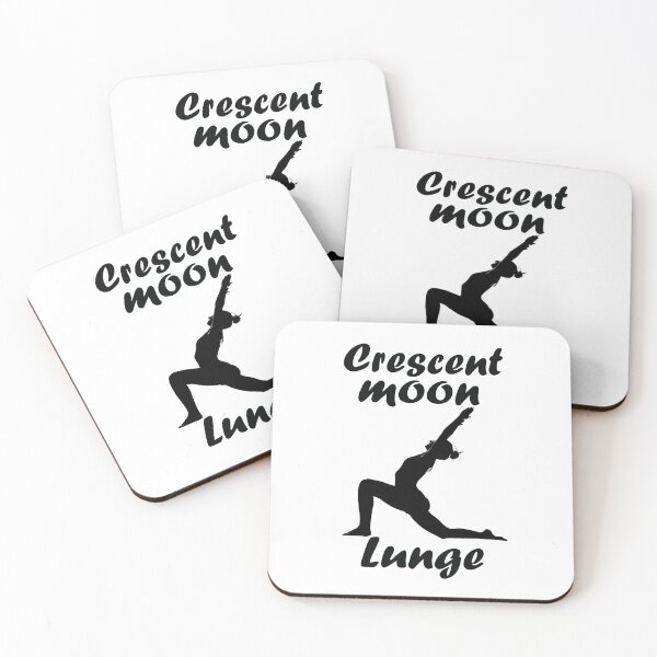 Item preview, Yoga Pose Crescent Moon Lunge designed and sold by SadSacDesigns.