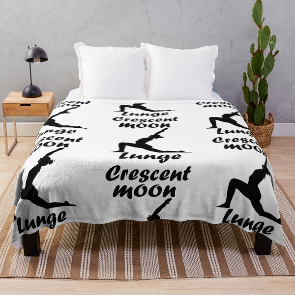Item preview, Yoga Pose Crescent Moon Lunge designed and sold by SadSacDesigns.