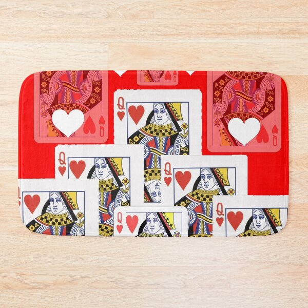 Item preview, RED-WHITE  CASINO QUEEN HEART PLAYING CARDS designed and sold by sharlesart.