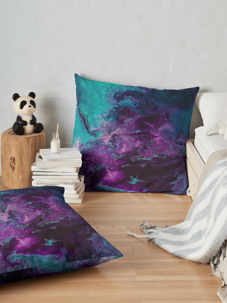 Alternate view of Nebulous Cropped Floor Pillow