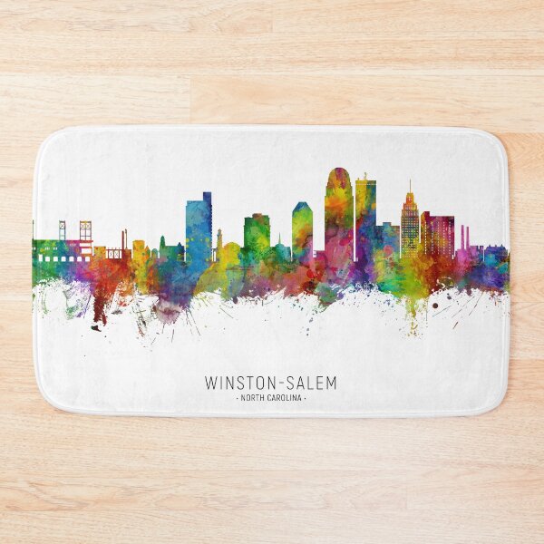 Item preview, Winston-Salem North Carolina Skyline designed and sold by ArtPrints.
