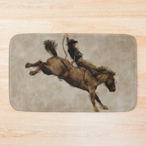 Artikelvorschau, Bucking Bronco Rodeo Cowboy entworfen und verkauft von NaturePrints.