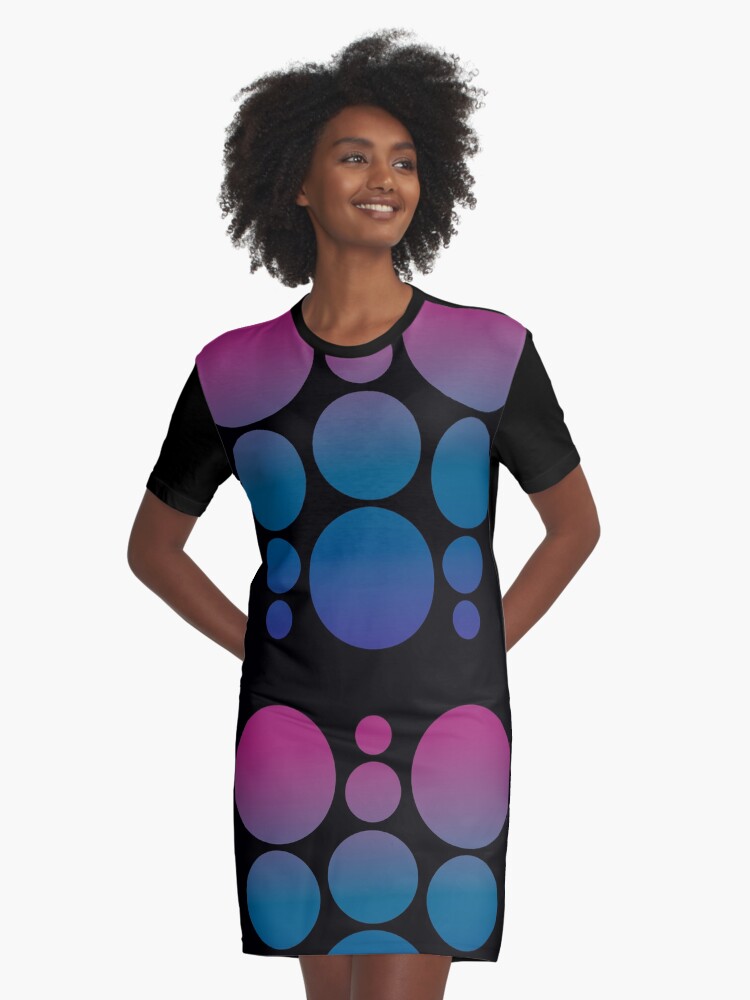 Symmetrical Asymmetry | Graphic T-Shirt Dress