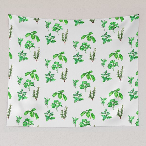 Item preview, Watercolour Herbs designed and sold by ccorinnef.