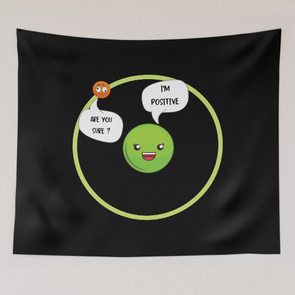 Item preview, Hydrogen Atom: Always Positive designed and sold by Sam Creations.