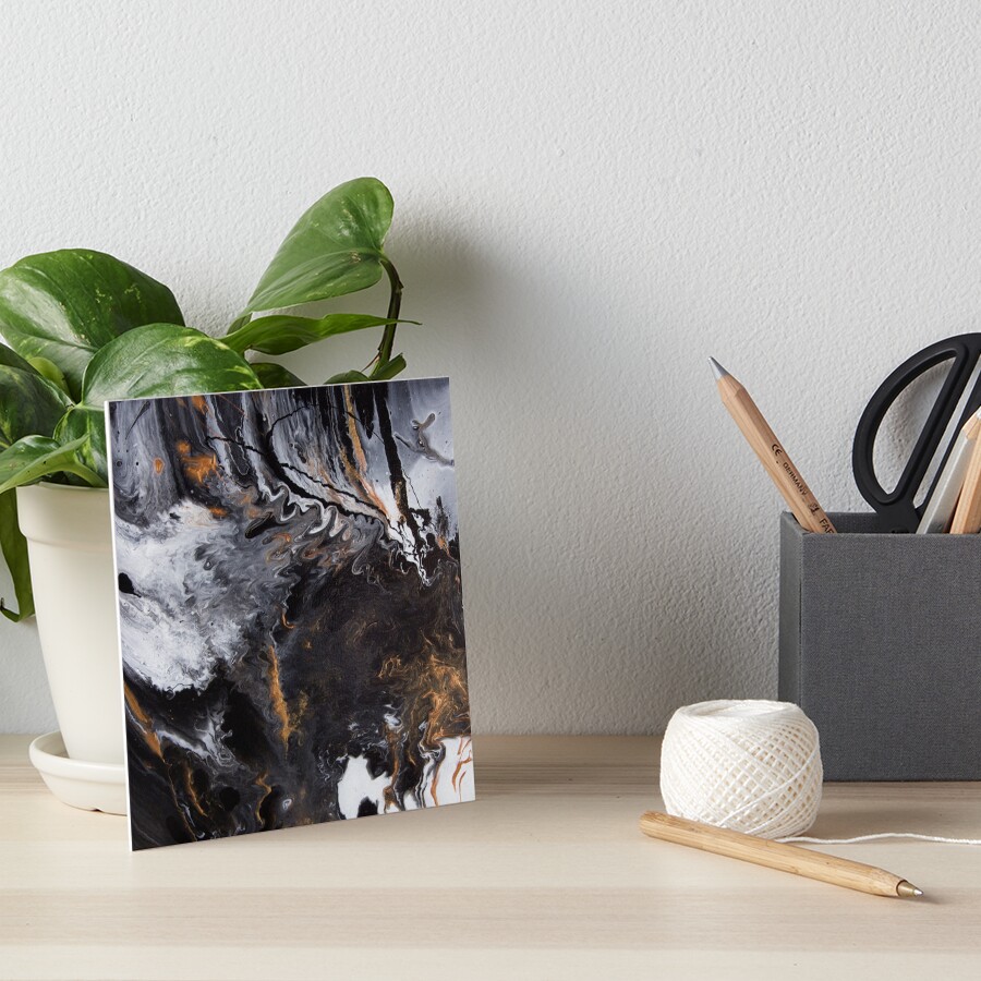 Something Completely Unlike Marble Art Board Print