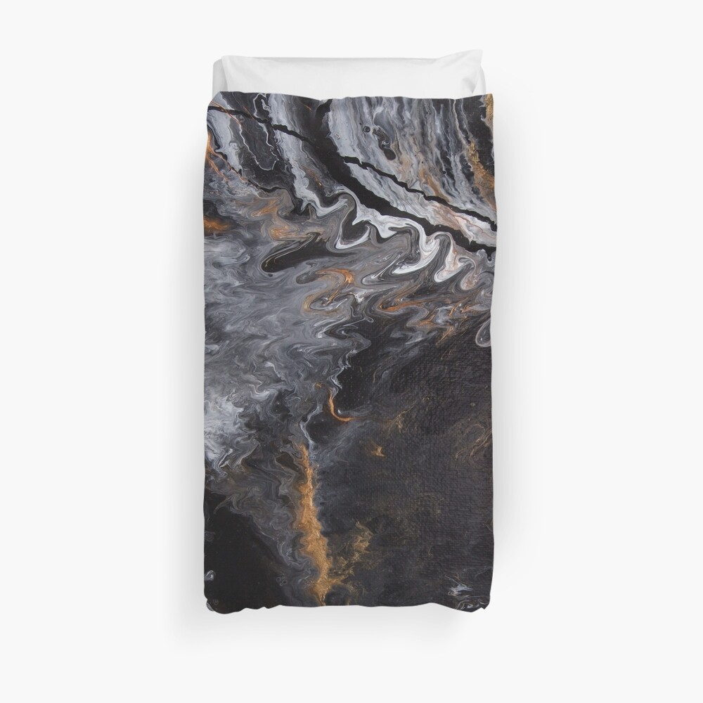 Something Completely Unlike Marble Duvet Cover