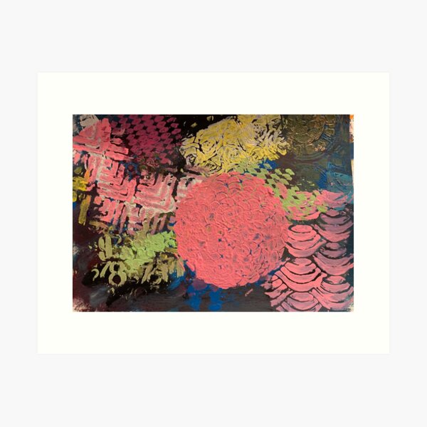 Coral Snowball Art Print