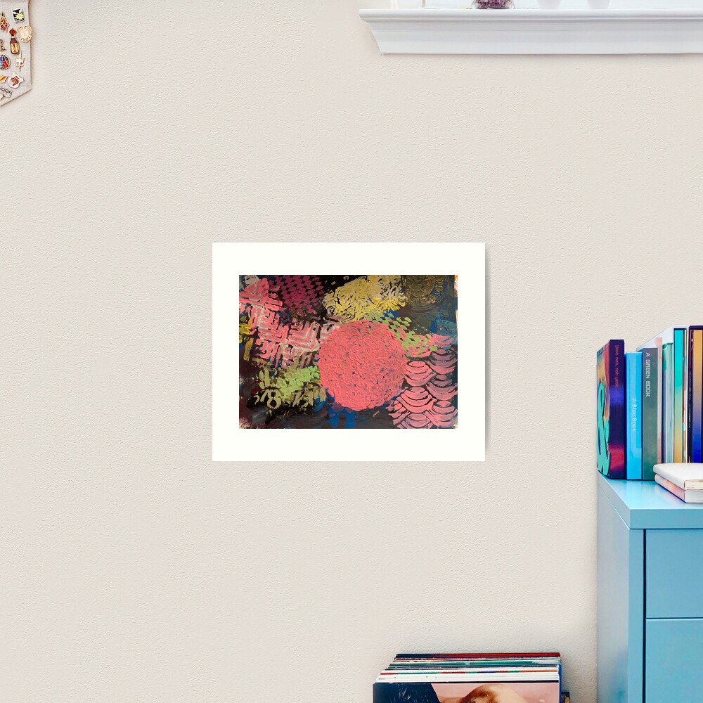 Coral Snowball Art Print