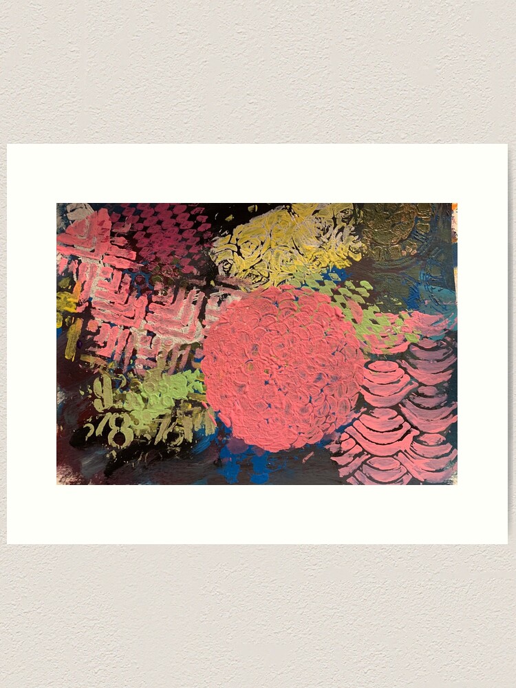 Alternate view of Coral Snowball Art Print