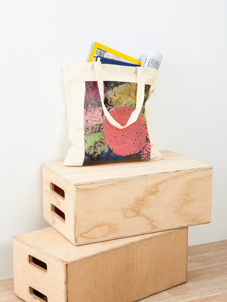 Alternate view of Coral Snowball Tote Bag