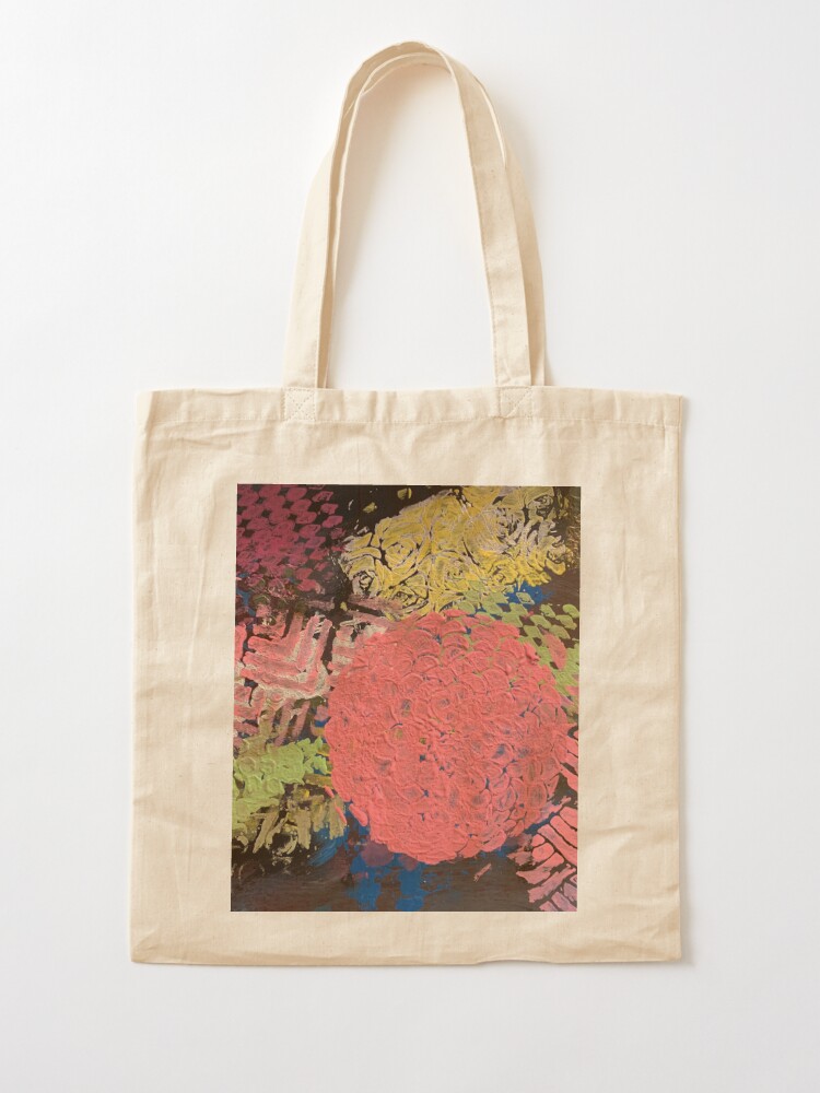 Alternate view of Coral Snowball Tote Bag