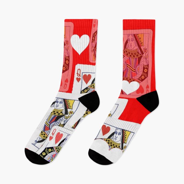 Item preview, RED-WHITE  CASINO QUEEN HEART PLAYING CARDS designed and sold by sharlesart.