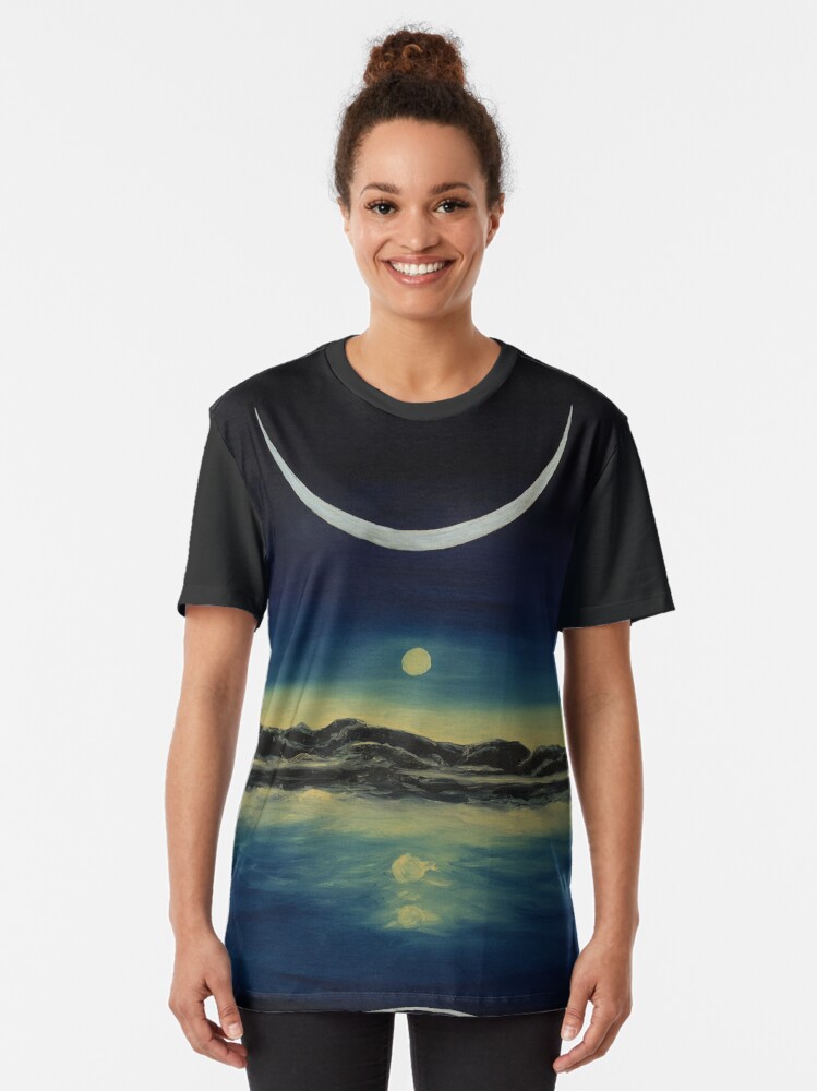 Alternate view of Supernatural Eclipse Graphic T-Shirt
