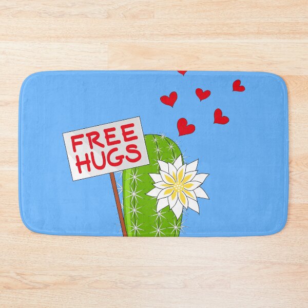 Item preview, Free Hugs Cactus with red hearts  designed and sold by un-artiges.