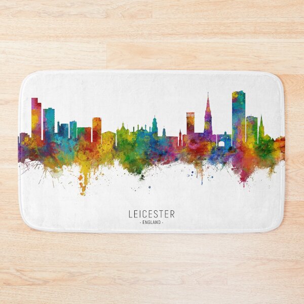 Item preview, Leicester England Skyline designed and sold by ArtPrints.