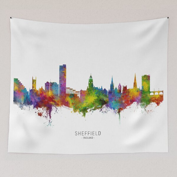 Item preview, Sheffield England Skyline designed and sold by ArtPrints.