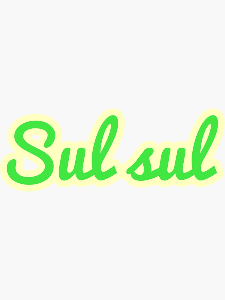 "Sul sul" Sticker by ebufmack Redbubble