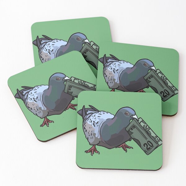 Item preview, Money Pigeon of Good Luck designed and sold by LaurenTheLyon.