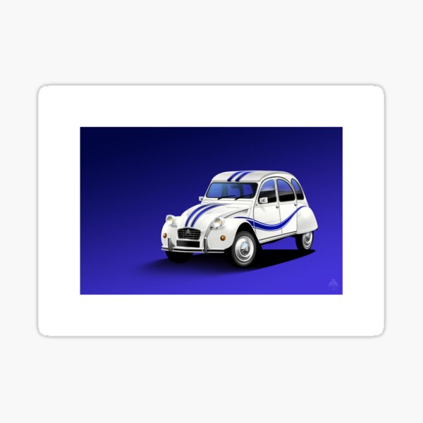 Aperçu de l'œuvre Art de l'affiche - Cit roen 2CV Beachcomber / Transat créée et vendue par RJWautographics.