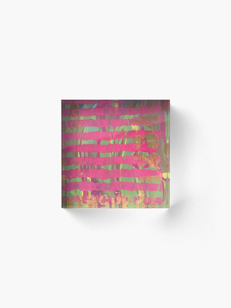 Alternate view of Climbing the Stairs to My Dream Acrylic Block