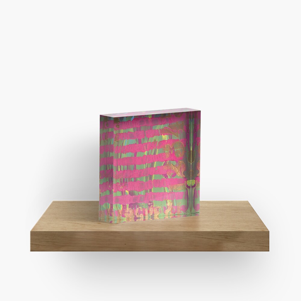 Climbing the Stairs to My Dream Acrylic Block