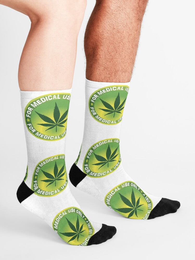 Marijuana leaf cannabis mens short socks perfect socks Classic skin-friendly compression socks men