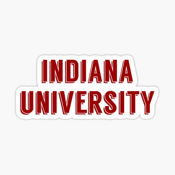 Indiana University  Sticker