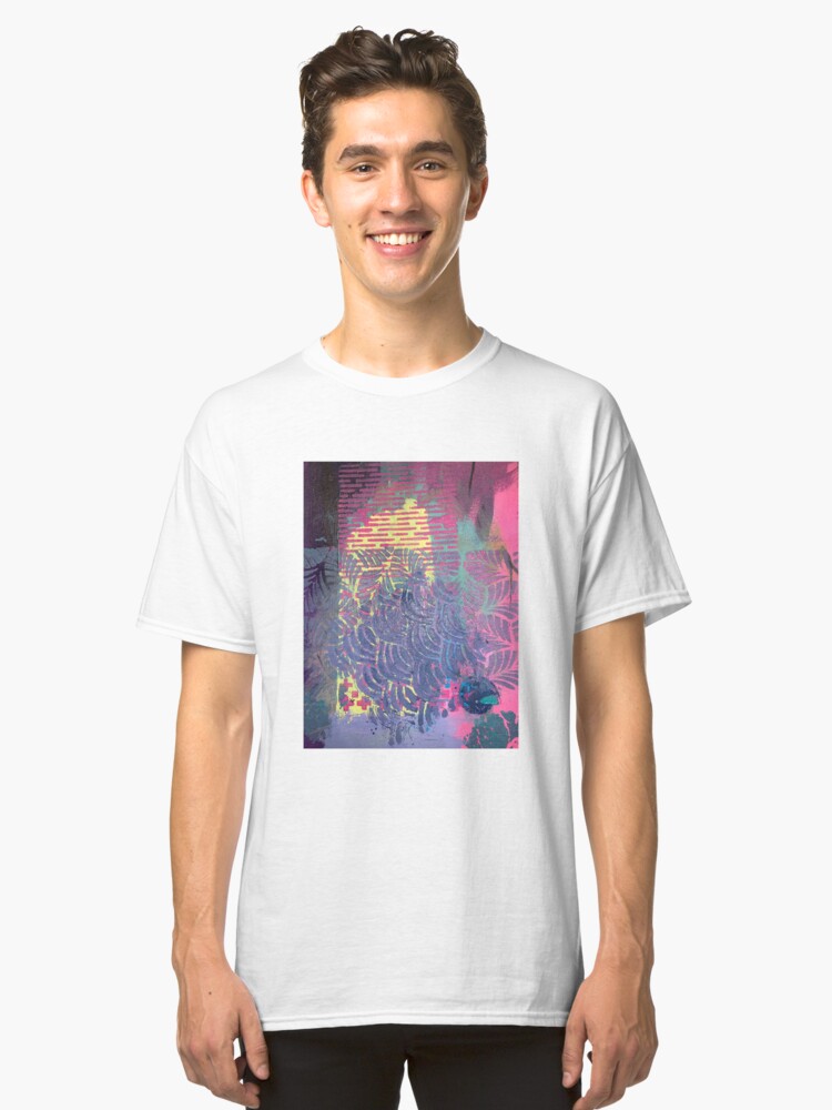 Alternate view of The Purple Palm Tree Classic T-Shirt