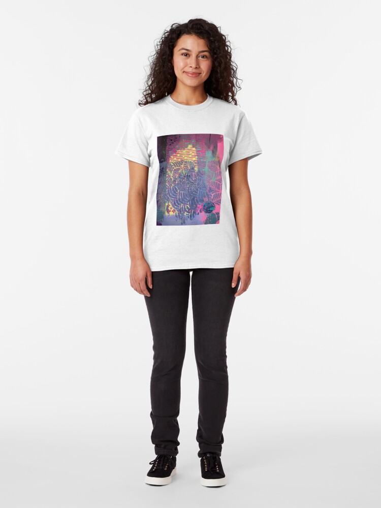 Alternate view of The Purple Palm Tree Classic T-Shirt