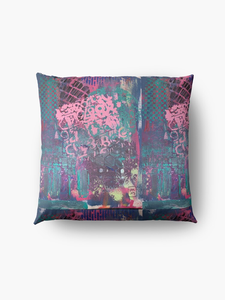 Alternate view of Grungy Pink Princess Floor Pillow