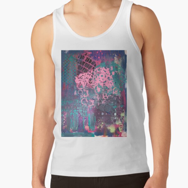 Grungy Pink Princess Tank Top