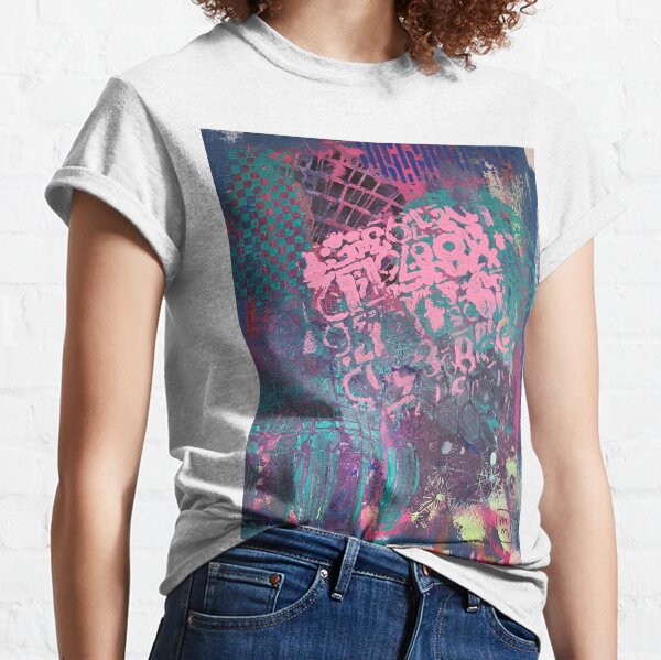 Grungy Pink Princess Classic T-Shirt