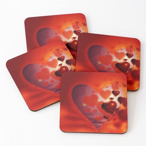 Item preview, Fierce Valentine Hearts designed and sold by pugmom4.
