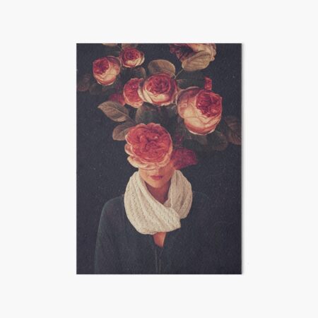 The smile of Roses Art Board Print