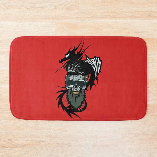 Item preview, hipster skull dragon tribal designed and sold by Achille3777.