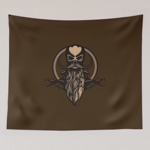 Item preview, hipster skull dragon tribal designed and sold by Achille3777.