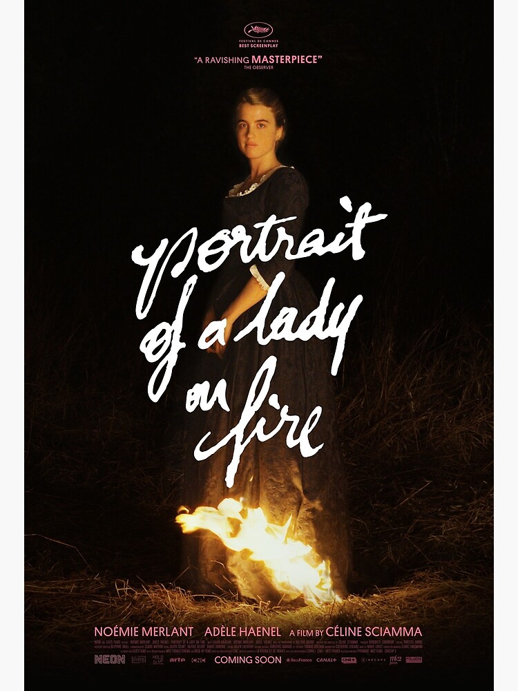 Discover Portrait of A Lady On Fire Premium Matte Vertical Poster