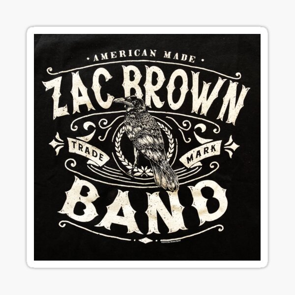 zac brown band in tour news 2020 Sticker