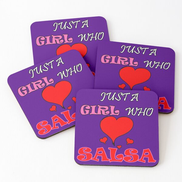Item preview, Just A Girl Who Loves Salsa Hot Sexy Valentine Heart Graphic designed and sold by DoctorParanoid.