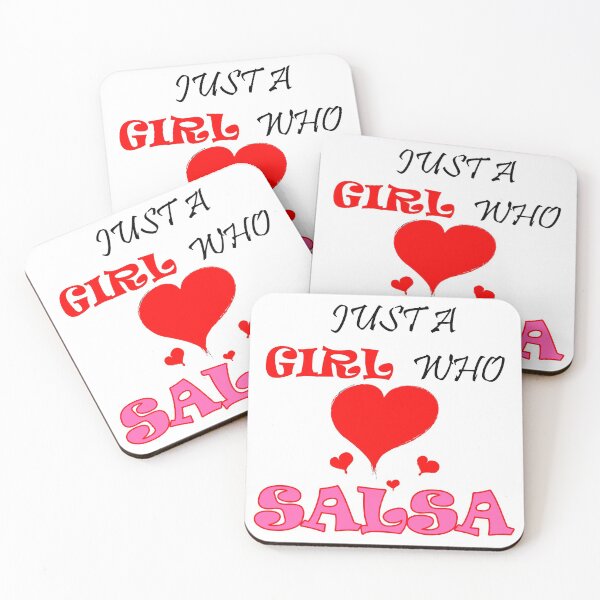 Item preview, Just A Girl Who Loves Salsa Hot Sexy Valentine Heart Graphic designed and sold by DoctorParanoid.