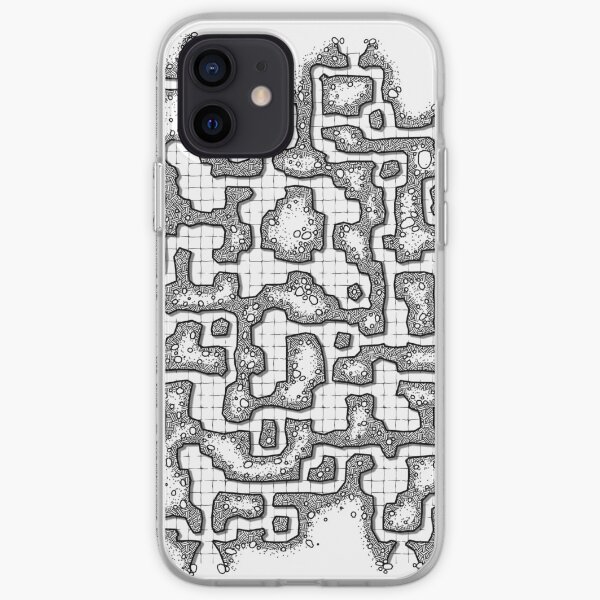 Dungeon map iPhone Soft Case